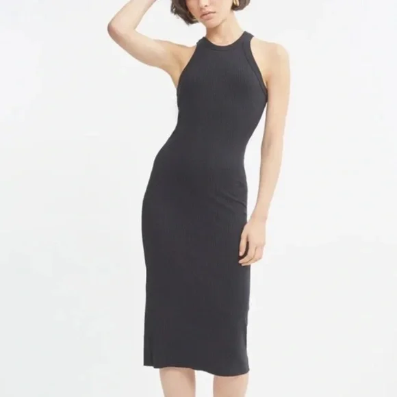 Bandier WSLY Rivington ribbed black dress S - Picture 5 of 7